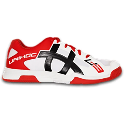 Innebandyskor Unihoc U3 Speed vit röd